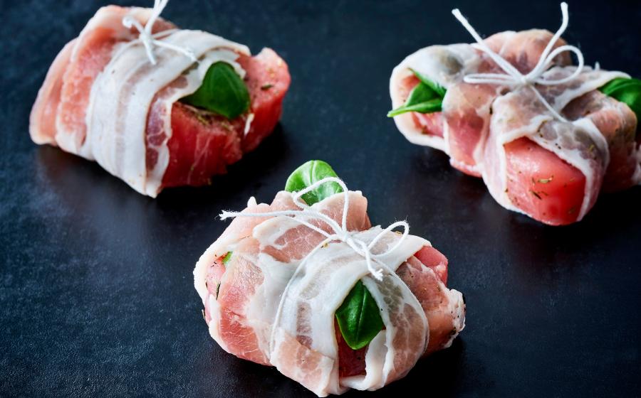 gourmet, tapas, fondue, spek, varkensvlees, varkenshaasje, basilicum, spar.be