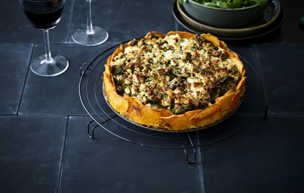 Zoete aardappel, quiche, taart, winter, kaas, wintergroenten, spar.be