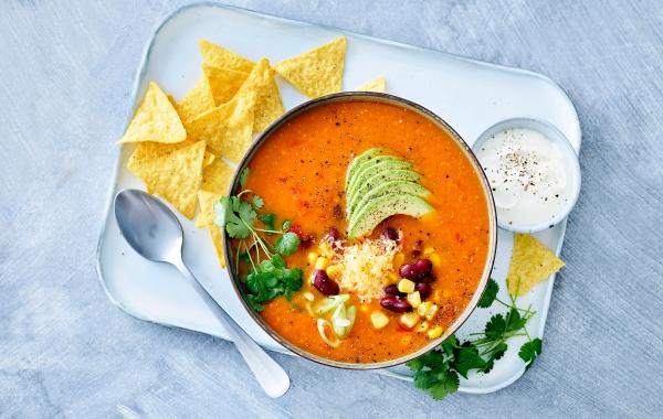 Mexicaanse soep, Topping, Mexicaans, soep, SPAR.be