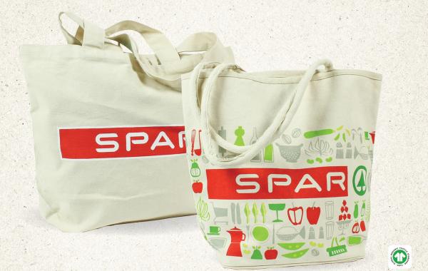 duurzaam, eco shopper, shopper, ecologisch, SPAR-shopper, GOTS-label, we care, spar.be