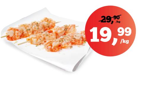 promo, korting, gemarineerd, scampi, spar.be