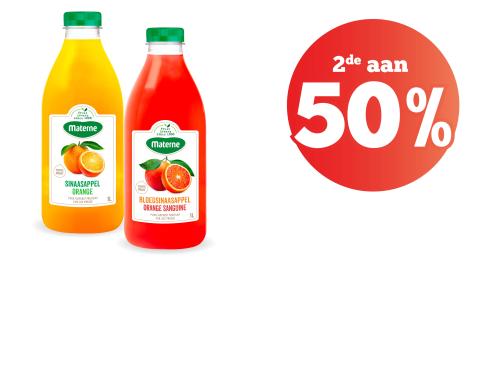 promo, korting, materne, sappen, fruitsap, spar.be