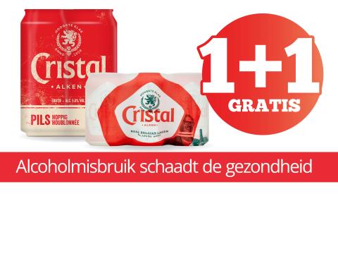 promo, korting, cristal, alken, bier, spar.be