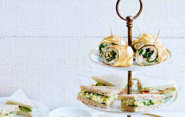 spar.be, high tea, sandwiches, concombre, salade aux œufs, Supermarché