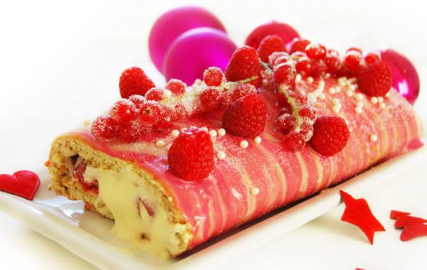 Dessert, gebak, fruit, framboos, kerstmis, zoet, kids, spar.be