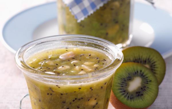 Confituur, jam, kiwi, banaan, fruit, zomer, lente, spar.be