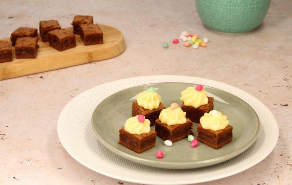 fun, kids, paasdessert, paasei, banketbakkersroom, brownies, Pasen, foodie, paaseitjes, spar.be