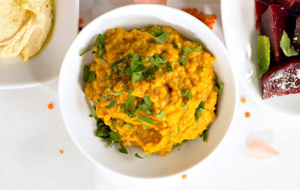 hummus, wortel, wortelhummus, oosters, foodie, hapje, apero, aperitief, dip, tapas, spar.be
