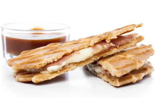 Croque, toast, gandaham, snack, apero, aperitief, hapje, barbecuesaus, saus, brie, kaas, kids, spar.be