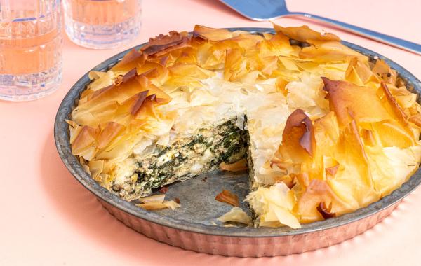 spinazie, filodeeg, Griekse taart, comfort food, lams, lamsgehakt, Zuiders, mediteraanse, Griekse taart, spar.be